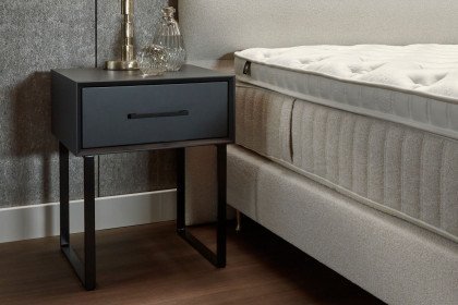 Austin Wood von Serta - Nachtkonsole anthrazit