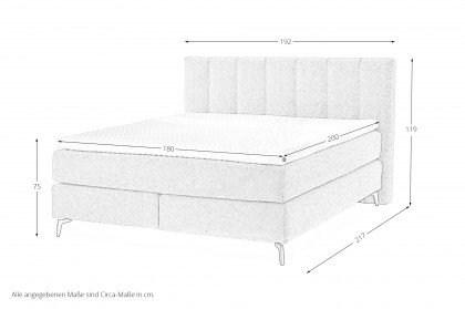 Ketil von Tidur - Boxspringbett ecru