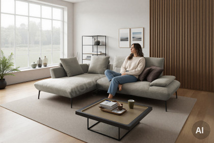 Tacoma von Poco - Sofaecke links stone