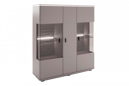 Torrent von MCA Direkt - Highboard basalt/ Parsolglas braun
