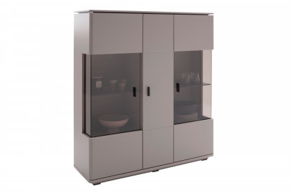 Torrent von MCA Direkt - Highboard basalt/ Parsolglas braun