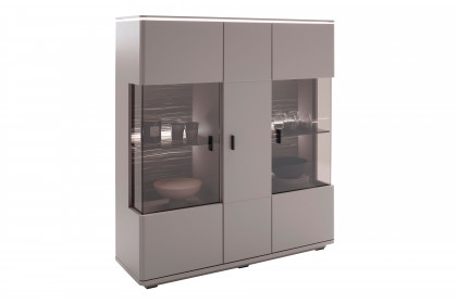 Torrent von MCA Direkt - Highboard basalt/ Parsolglas braun