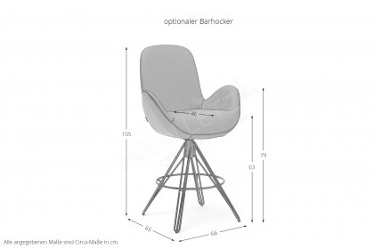 Helvin von Musterring - Bartisch Wildeiche geölt