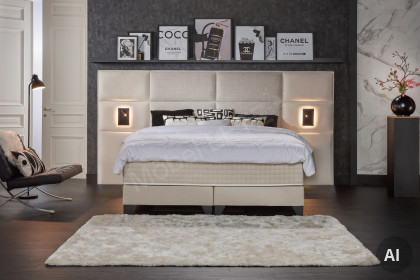 Maestro-Dream von Serta - Boxspringbett natural