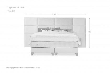 Maestro-Dream von Serta - Boxspringbett natural