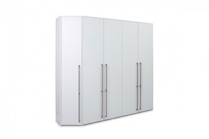 MULTIFLEX von Schlüter Möbelfabrik - abgeschrägter Schrank DE LUXE 19XL weiß