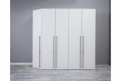 MULTIFLEX von Schlüter Möbelfabrik - abgeschrägter Schrank DE LUXE 19XL weiß