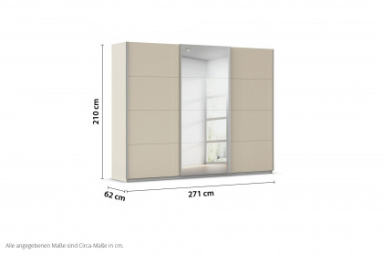 Kulmbach von Rauch Orange - Schrank ca. 271 cm breit champagner