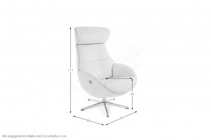 Globe von Conform - Designersessel cognac