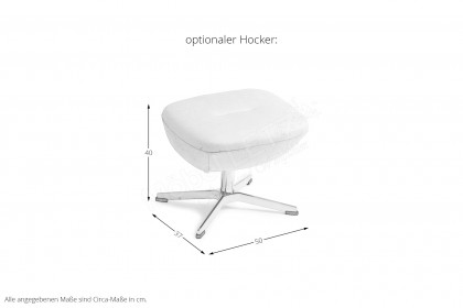 Globe von Conform - Designersessel cognac