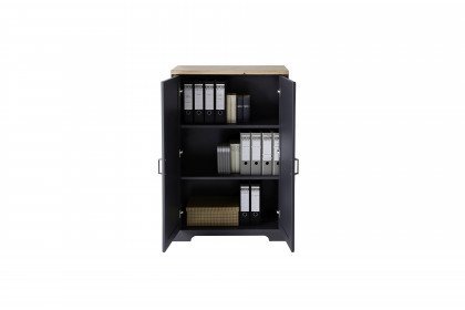 Jasmin von Innostyle - halbhoher Büroschrank in Graphit