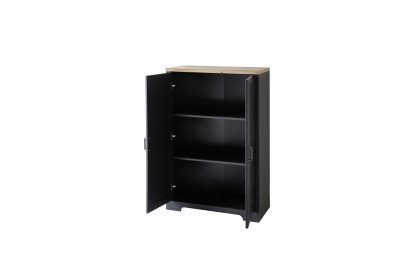 Jasmin von Innostyle - halbhoher Büroschrank in Graphit