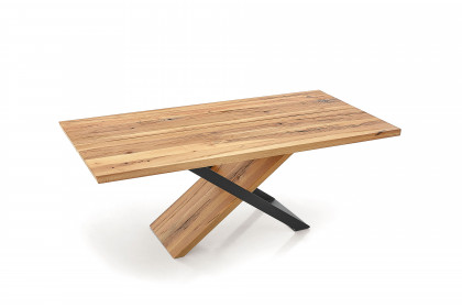 KOINOR T1032-1295 - Essgruppe in Balkeneiche & Metall schwarz matt