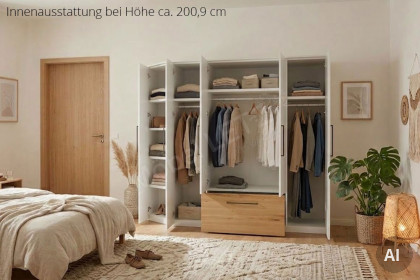 MULTIFLEX von Schlüter Möbelfabrik - Schrank mit Schrägelement DE LUXE 19XL