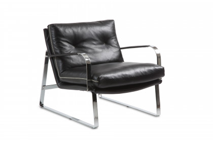 Shabby von Conform - Ledersessel black