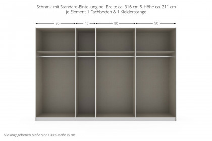 Syncrono von Rauch Orange - Synchron-Schweber ca. 316 cm breit