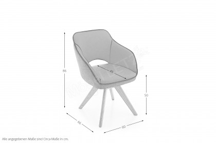 KOINOR T1005-1295 - Essgruppe mit einem Massivholztisch & zwei Polsterstühlen