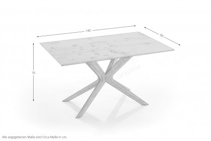 KOINOR T1005-1295 - Essgruppe mit einem Massivholztisch & zwei Polsterstühlen