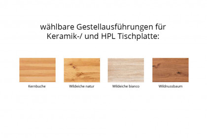 KOINOR T1005-1295 - Essgruppe mit einem Massivholztisch & zwei Polsterstühlen