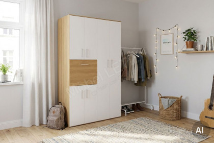 MULTIFLEX von Schlüter Möbelfabrik - Kleiderschrank mit Schreibklappe NEXT