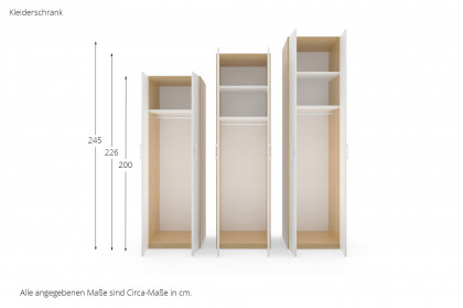 MULTIFLEX von Schlüter Möbelfabrik - Kleiderschrank mit Schreibklappe NEXT