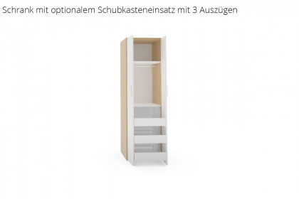 MULTIFLEX von Schlüter Möbelfabrik - Kleiderschrank mit Schreibklappe NEXT