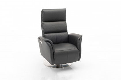 4570 von Hjort Knudsen - Ledersessel black