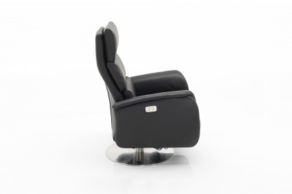 4570 von Hjort Knudsen - Ledersessel black