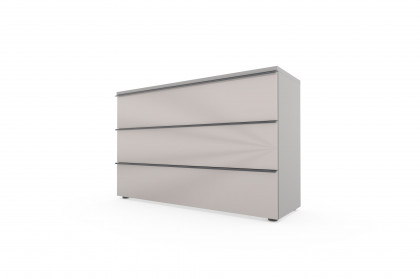 Sinfonie Plus von Staud - Kommode mit 3 Schubkästen und Glasfront