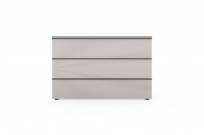 Sinfonie Plus von Staud - Kommode mit 3 Schubkästen und Glasfront