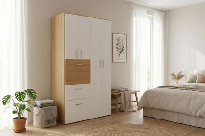 MULTIFLEX von Schlüter Möbelfabrik - Kleiderschrank NEXT mit integriertem Schreibtisch