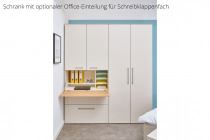 MULTIFLEX von Schlüter Möbelfabrik - Kleiderschrank NEXT mit integriertem Schreibtisch
