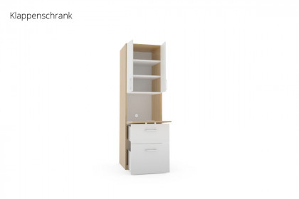 MULTIFLEX von Schlüter Möbelfabrik - Kleiderschrank NEXT mit integriertem Schreibtisch