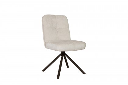 Cobham von BODAHL MØBLER - Stuhl cream/ schwarz