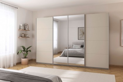 Syncrono von Rauch Orange - Schrank mit Schwebetüren champagner