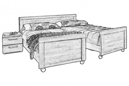 Evelyn-F von Rauch Orange - Twin-Bett 180x200 cm Asteiche