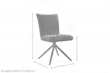 Deems von BODAHL MØBLER - Drehstuhl in Taupe & Grigio
