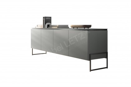 Vitae von éNATIVA by Munari - Sideboard mit Lackoberfläche in grigio nuvola