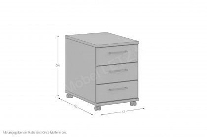 105-flow by rb von Röhr-Bush - Homeoffice-Container in Graphit