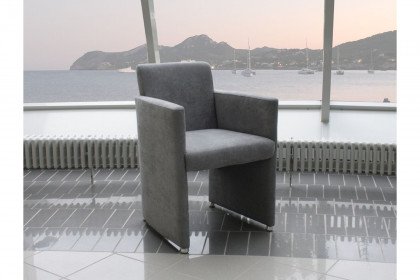 Bari von Nehl - Lounge-Sessel grau