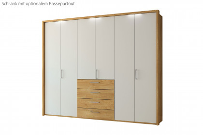 CD Studioline von Disselkamp - Kleiderschrank weiß/ Wildeiche