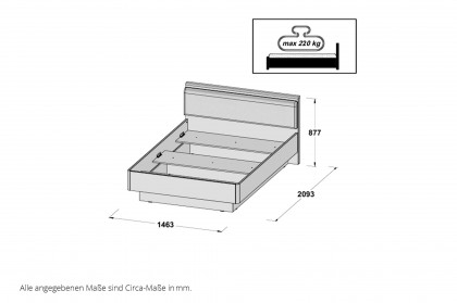 Rondino von Forte - Jugendzimmer Sandeiche Nachbildung - Hochglanz