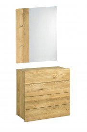 Woodline von SKALIK - Garderobe aus Eichenholz