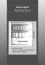 Romantica von Jockenhöfer - Boxspringbett 180 in Beige-Grau