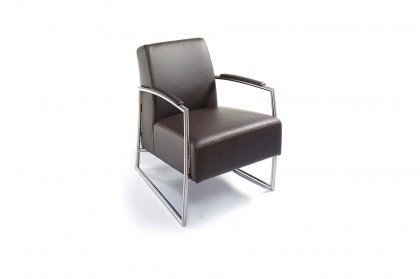 Konstantin 7400 von K+W Polstermöbel - Sessel schwarz