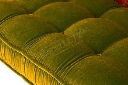 Ohlinda von Bretz - Sofa midsummer oliv-orange-gold-grün