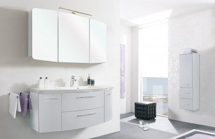 Cassca von Pelipal - Badezimmer in Hochglanz weiß