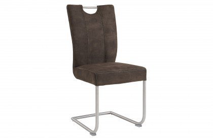 Stuhl 4661 von Niehoff Sitzmöbel - Schwingstuhl braun