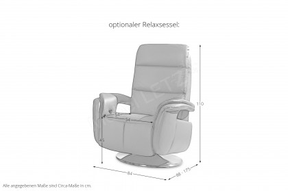 PN-EM15003 von Polinova - Ledersofa brombeer