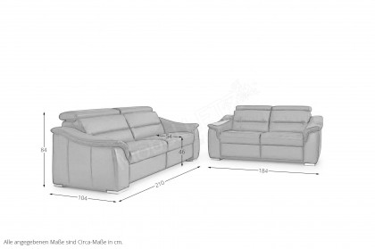 PN-EM15003 von Polinova - Ledersofa brombeer